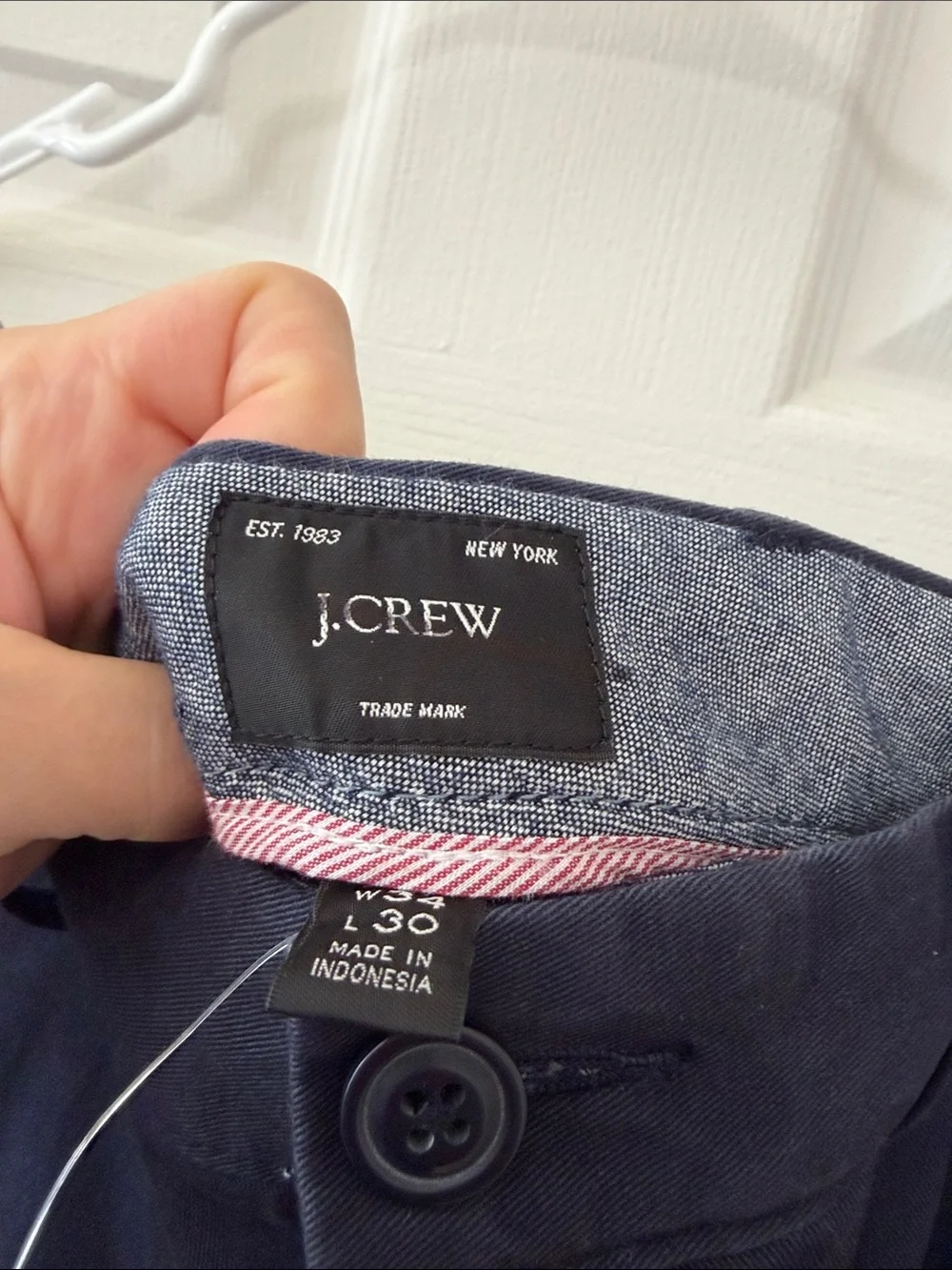 NWT J. Crew Men's Chino Pants size 34/30